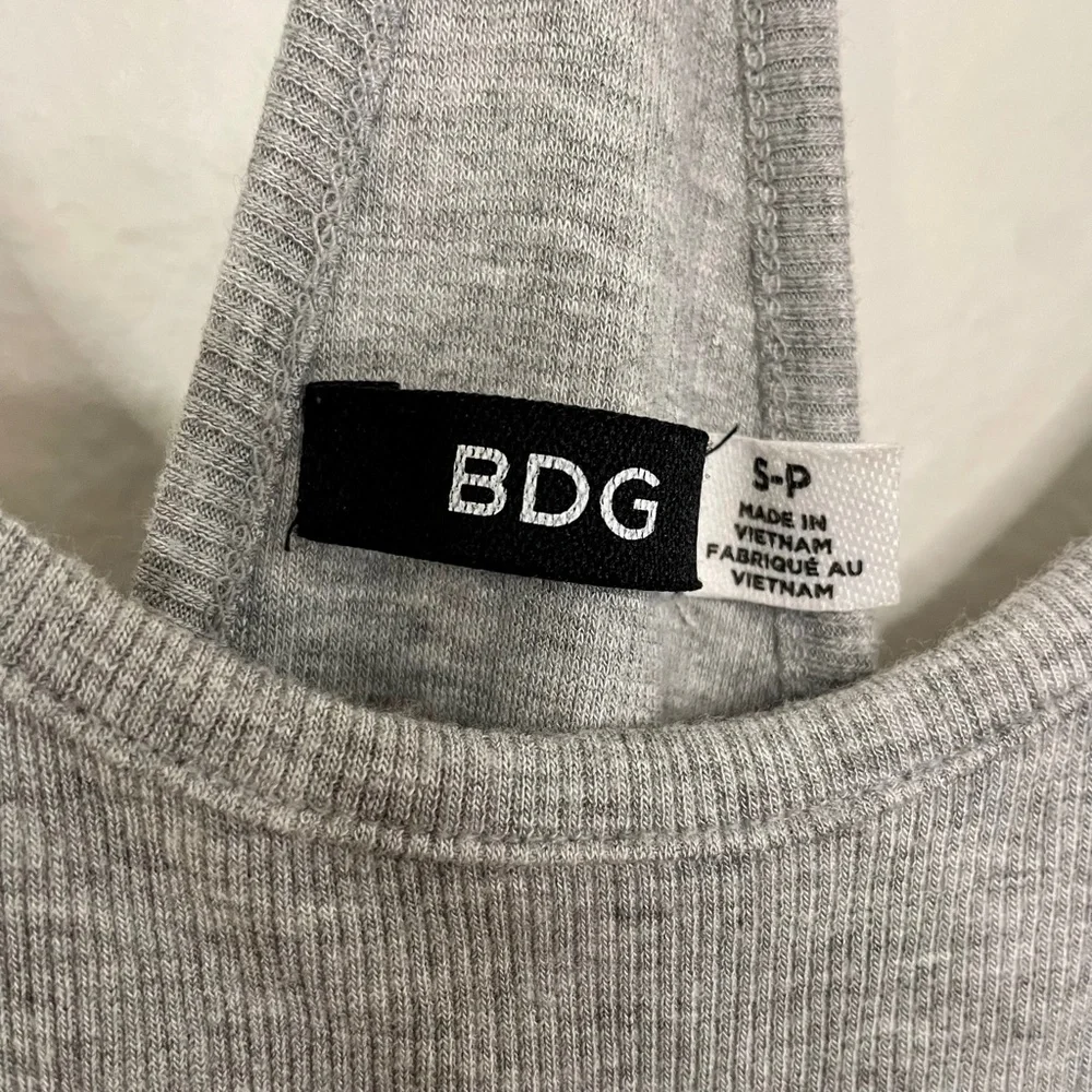 Grey Ribbed Racerback Tank Dress - Picture 10 of 15